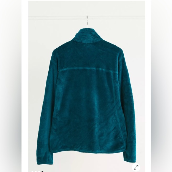 Vintage Patagonia Dark Teal Fleece Sweatshirt - Picture 4 of 4